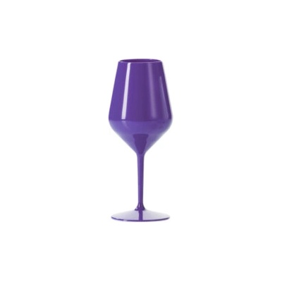 Nero Champagne.cz zbitná sklenice na víno Fialová 470 ml
