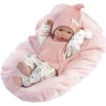 Llorens 63504 NEW BORN МОМИЧЕ - реалистична бебешка кукла с цяло винилово тяло - 35 см (4-63504)