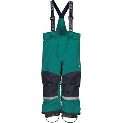 Didriksons Dětské lyžařské kalhoty Idre Petrol green – Zboží Dáma