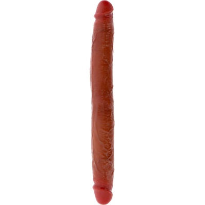 ToyJoy dvojité dildo Get Real Silikónové predkožkové dvojité dildo 35 cm