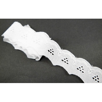 Madeira - biela - šírka 2,5 cm