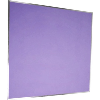VYLEN s.r.o. Pěnová nástěnka s hliníkovým rámem 100 x 100 cm Fialová 40, 1000 mm x1000 mm