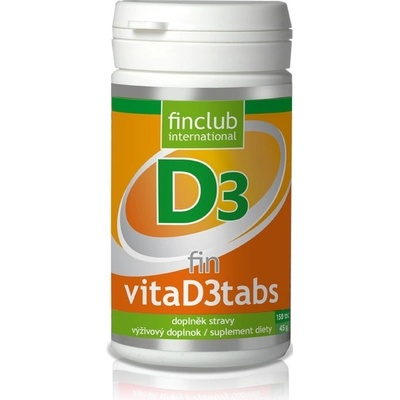 Finclub Fin VitaD3tabs 150 tabliet