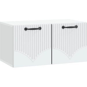 vidaXL Стенно монтиран ТВ шкаф Бяло 59, 5 x 31 x 30 см (899045)