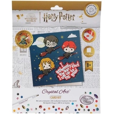 Pohľadnica V oblakoch Harry Potter vykladanie z diamantov