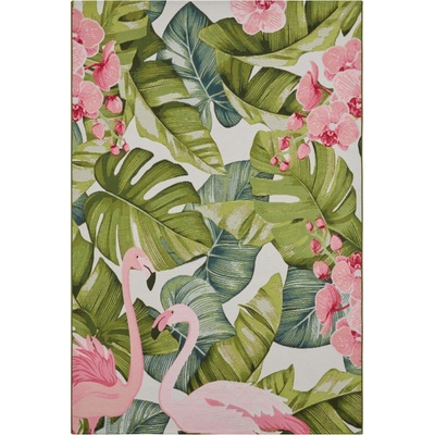 Hanse Home Collection Flair 105614 Tropical Flamingo Multicolored Viacfarebná