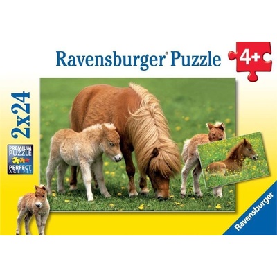 Ravensburger Roztomilí poníky 2 x 24 dielov