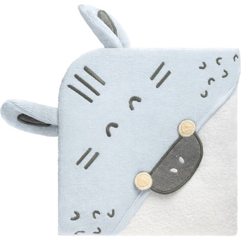 KikkaBoo Хавлия с качулка KikkaBoo Stripy Friends - Тери, 90 х 90 cm (31104010070)