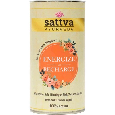 Sattva, koupelová sůl Energize and Recharge koupelová sůl 300 g