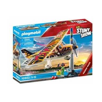 PLAYMOBIL Детски комплект Playmobil, Въздушно каскадьорско шоу: Самолет с витло, 2970902