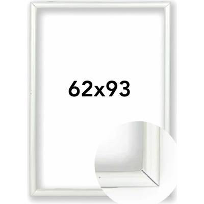 Fotorámeček BF Rozměr: 62 x 93 cm, Barva: Bílá, Typ zasklení: Plexi