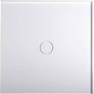 POLYSAN - Душ-тава Mirai 90x90 см, отлят мрамор, бяла 73165 (73165)