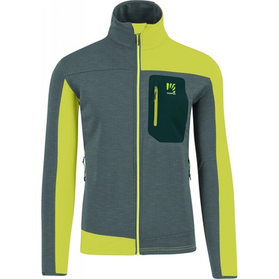 Karpos outdoorová flíska Cherz North Atlantic/Kiwi Colada pánska zelená