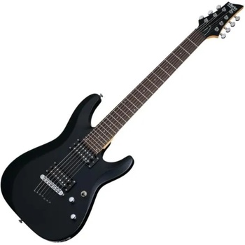 Schecter Guitar Research C-7 Deluxe Satin Black