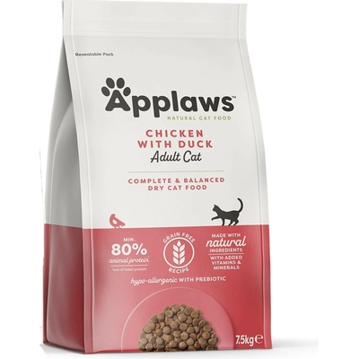 Applaws Cat Adult Chicken with Extra Duck kuře a kachna 3 x 2 kg