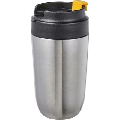 Ikea Hrnek ENVÄLDIG černý s odstíny žluté 350 ml