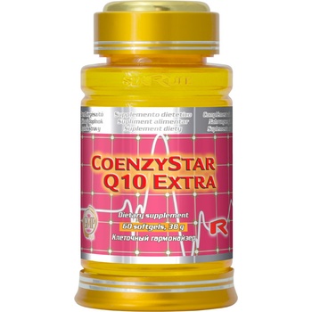 Starlife COENZYSTAR Q10 EXTRA koenzým Q10 a karnitín pre zdravý kardiovaskulárny systém 60 tabliet