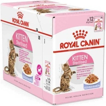Royal Canin Kitten Sterilised jelly 12 x 85 g