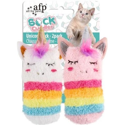 Ponožky AFP Sock Cuddler s jednorožci se šantou a aktinidií 2 ks 15,5 x 8,5 cm