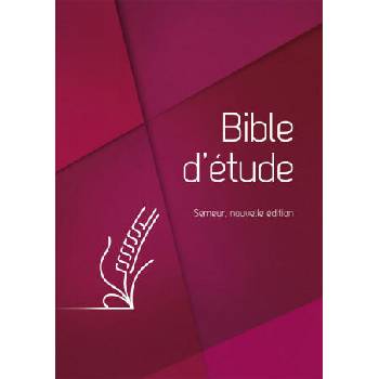 Image 1 of Bible d'étude semeur couverture rigide rouge, tranche blanche | collegium
