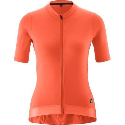 Gonso Дамска фланелка с къс ръкав за колоездене Gonso Women's Road Jersey Cycling jersey - Fiesta Red - размер 40 (EU) (156-2898-0214)