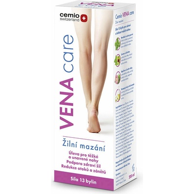 Cemio Vena Care mazání pro těžké a unavené nohy 200 ml