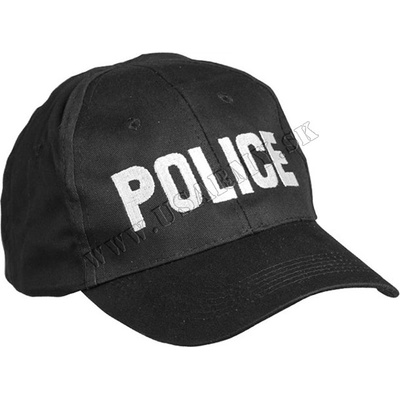 BASEBALL s nápisem 'POLICE' ČIERNA