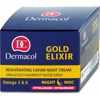 Dermacol Gold Elixir kaviárový nočný krém 50 ml