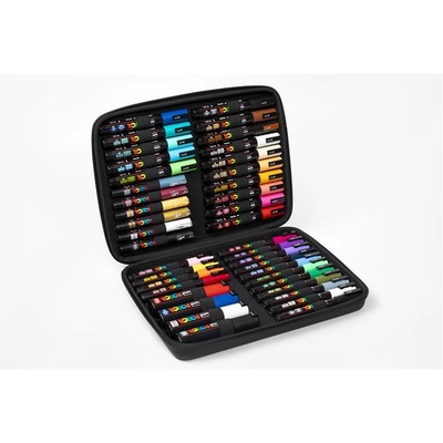 uni Комплект маркери за декорация в чанта, UNI "Posca", 40 броя 2UPC40DB (2UPC40DB)