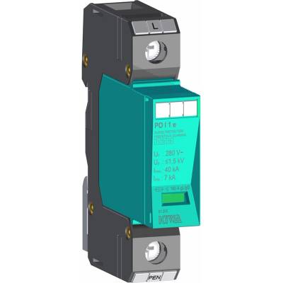 KIWA sk s.r.o. Zvodič prepätia KIWA PO I 1 E 280V/7kA B+C+D (T1+T2+T3) 1P - 81.200