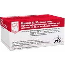 Silymarín AL 50 mg.obd.100 tabliet