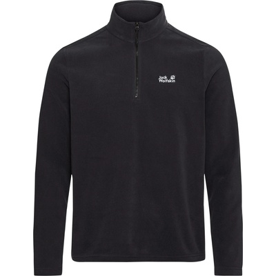 Jack Wolfskin Мъжки поларен пуловер Jack Wolfskin Taunus 100 Halfzip Fleece jumper - Black (005-7014-0113)