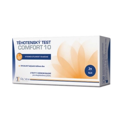 Da Vinci Pharma Comfort 10 Těhotenský test 2 ks