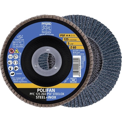 Pferd Vějířovitý brusný kotouč 125 x 22.23 mm 67766125 10 ks