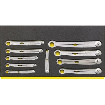Stahlwille TCS WT 240/10 súprava očkových račňových kľúčov 8 - 19 mm 96830130