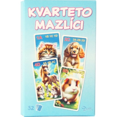 Karty Kvarteto zvierací miláčikovia