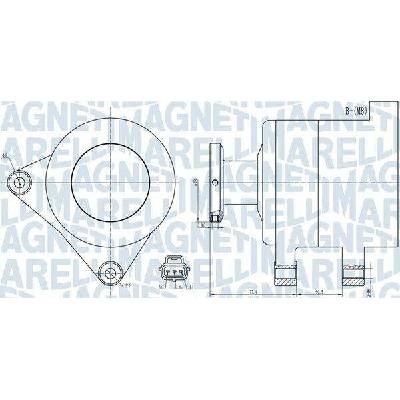 generátor MAGNETI MARELLI 063731999010