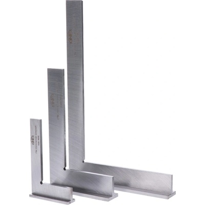 KINEX Sada zámečnických příložných úhelníků 100x63mm 160x100mm 250x160mm PN 25 5124