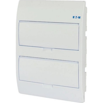 Eaton Пластмасово табло за вграден монтаж eaton bc-u-2/24 tw eco ip40, 281710 - 2 реда, 24 модула, ip40 (281710)