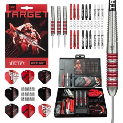 Target steel šípky Stephen Bunting 100-dielna sada 22g