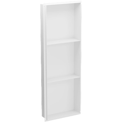 Mexen X-Wall-NR вградена полица без фланец с рафт 90 x 30 см, бяла - 1921903010S (1921903010S)