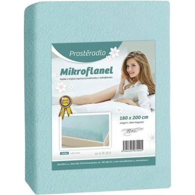 Bellatex Prostěradlo mikroflanel Modré 180x200