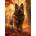 Norimpex - Puzzle Diamant painting: German Shepherd 30x40cm - 1 - 39 piese