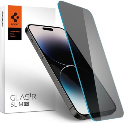 Spigen Затъмнен стъклен протектор Spigen за iPhone 14 Pro, Privacy (AGL05223)