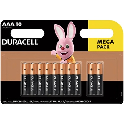 Duracell Батерия, микро AAA, 10 бр. , DURACELL "Basic" 10PP110028/10PP100058 (10PP110028/10PP100058)