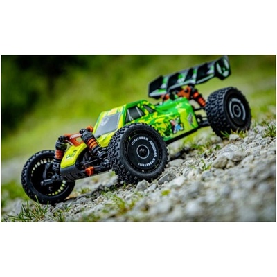 Absima 1:12 EP Buggy Neon Furry 4WD BL RTR Green bezkefkový RC model auta elektrický buggy 4WD 4x4 RtR 2,4 GHz vr 1:12