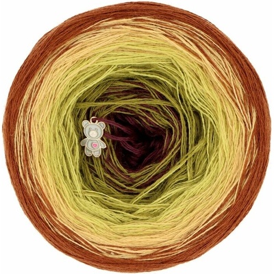 Kokonki Merino 777 žlutohnědý mix barev