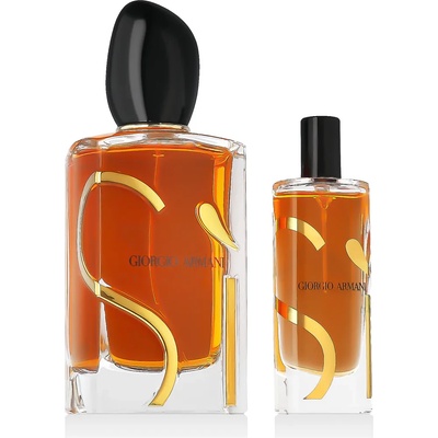 Giorgio Armani Sì Intense 2023 комплект за жени Презареждаема парфюмна вода Intense 100 ml + Парфюмн