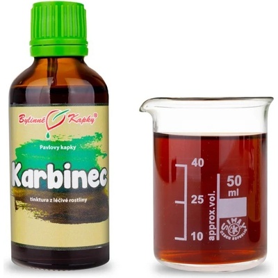 Bylinné kapky tinktura Karbinec evropský nať 50 ml