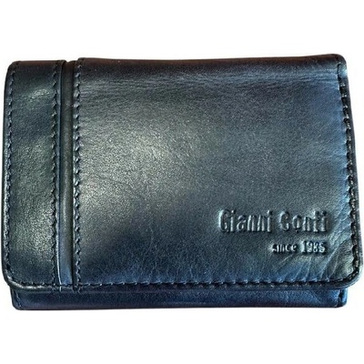 Gianni Conti peněženka kožená unisex černá 4068101 BLACK